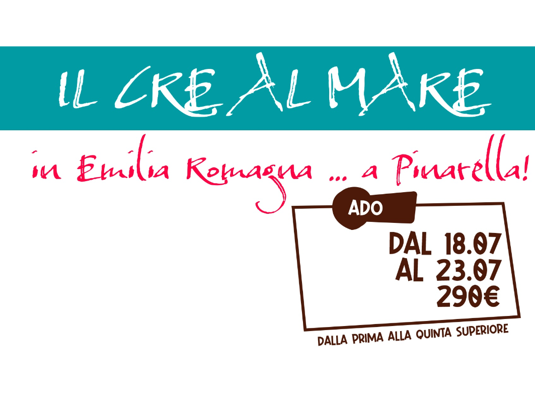 CRE AL MARE ADOLESCENTI 2026